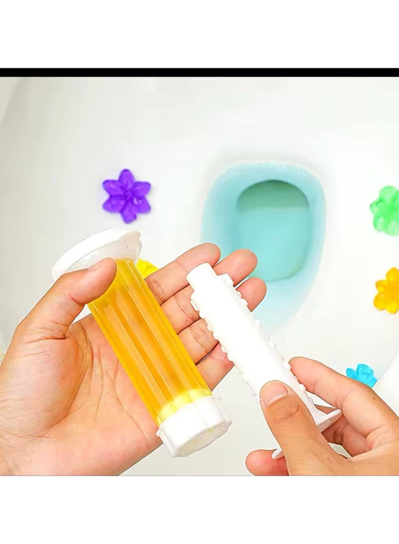 حقنة معطر جيل للتواليت بروائح متعددة – تعطير مستمر وتطهير فعال للاستخدام اليومي (2 حقنه معطر ) - Image 5